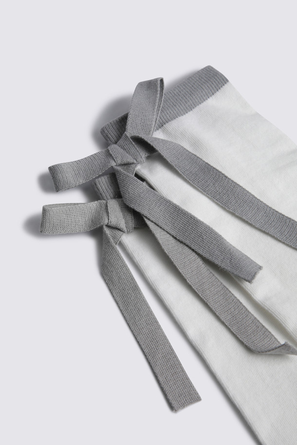 지포어-WOMEN ACCESSORIES-RIBBON KNEE SOCK(WOMEN)				 					 					