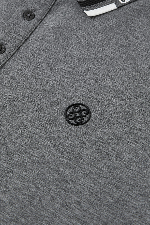 지포어-MEN APPAREL-MÉLANGE LONG SLEEVE POLO(MEN)