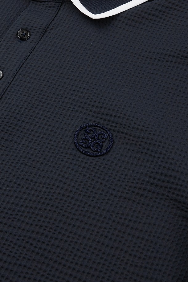 지포어- -JERSEY SEERSUCKER POLO (MEN)					 					 					