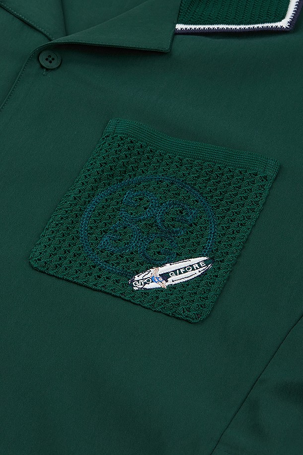 지포어-MEN APPAREL-EMBROIDERED SHIRKET(MEN)