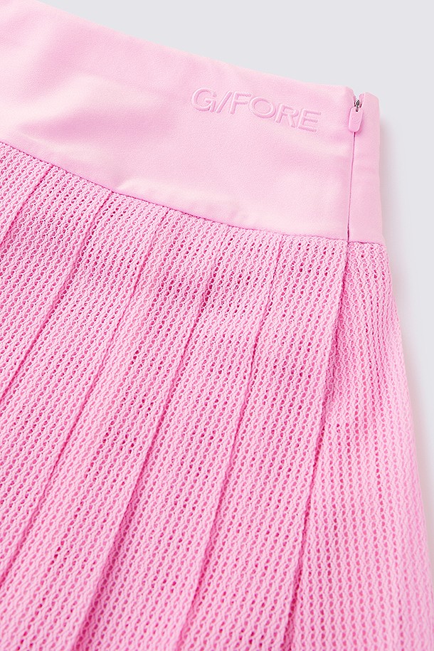 지포어-WOMEN APPAREL-MESH PLEATED SKORT(WOMEN)