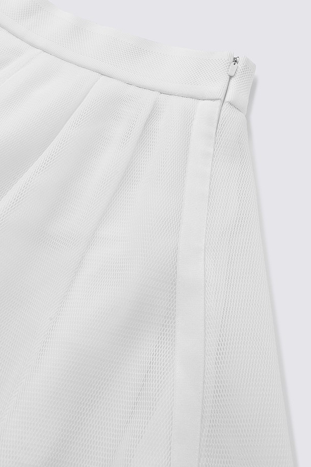 지포어-WOMEN APPAREL-MESH FLARED SKORT(WOMEN)