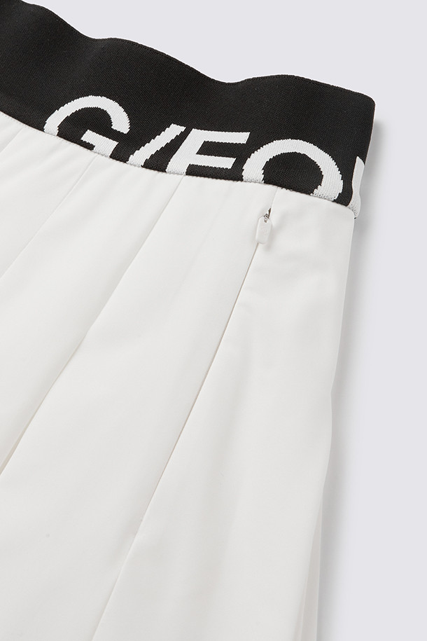 지포어-WOMEN APPAREL-STRIPED PLEATED SKIRT(WOMEN)