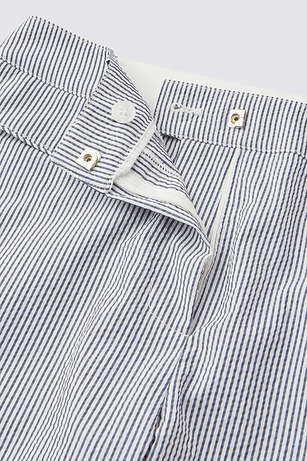 지포어-WOMEN APPAREL-SEERSUCKER WIDE LEG PANT(WOMEN)