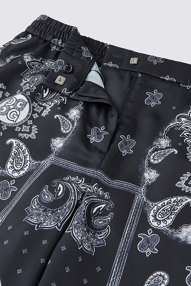지포어-WOMEN APPAREL-PATTERNED DRAWSTRING PANT(WOMEN)					 					 					