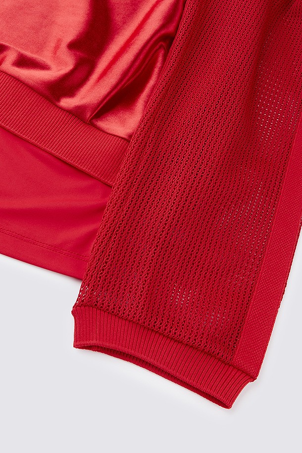 지포어-WOMEN APPAREL-MESH LAYERED T-SHIRT(WOMEN)