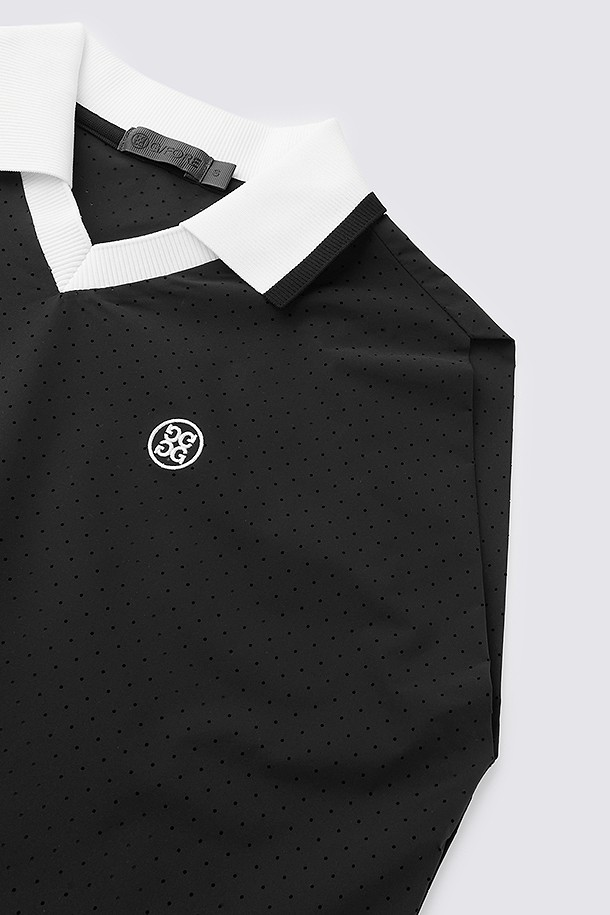 지포어-WOMEN APPAREL-MESH SLEEVELESS POLO(WOMEN)