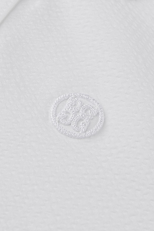 지포어-WOMEN APPAREL-SEERSUCKER POLO(WOMEN)