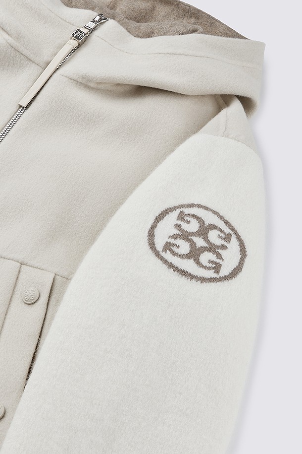 지포어-WOMEN APPAREL-DOWN KNITTED JACKET(WOMEN)					 					 					