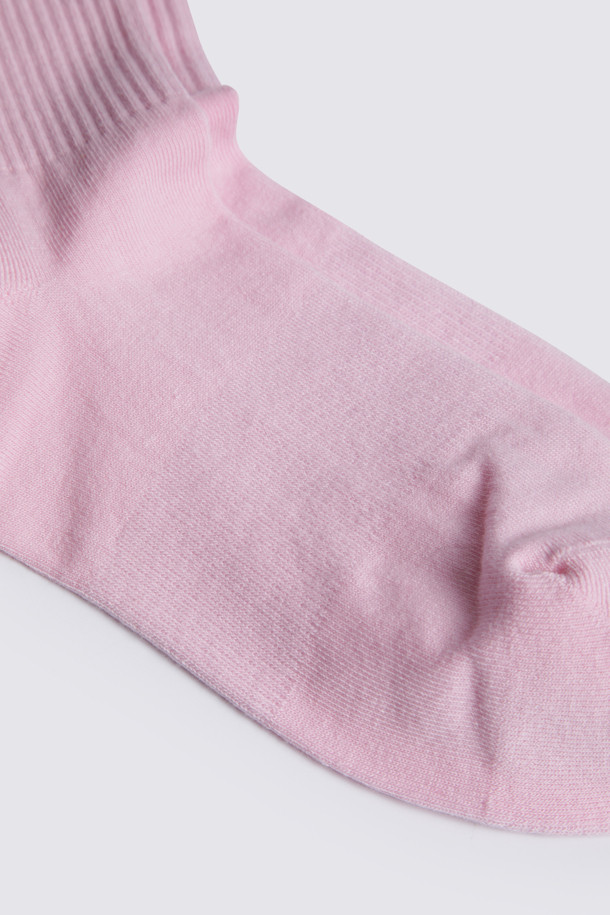 지포어-WOMEN ACCESSORIES-SOLID CREW SOCK(WOMEN)