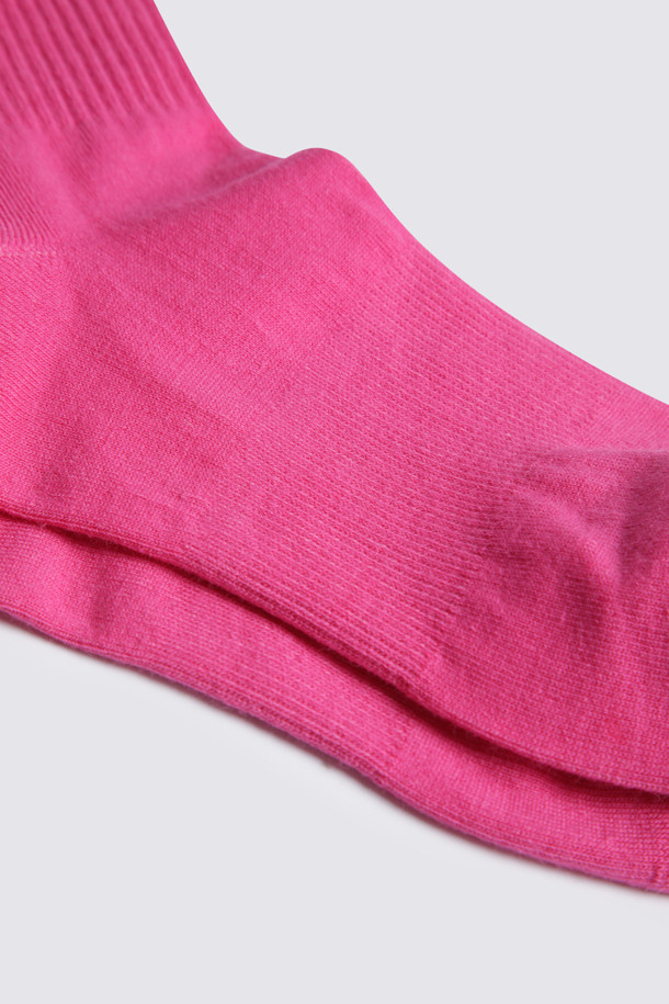 지포어-WOMEN ACCESSORIES-SOLID CREW SOCK(WOMEN)