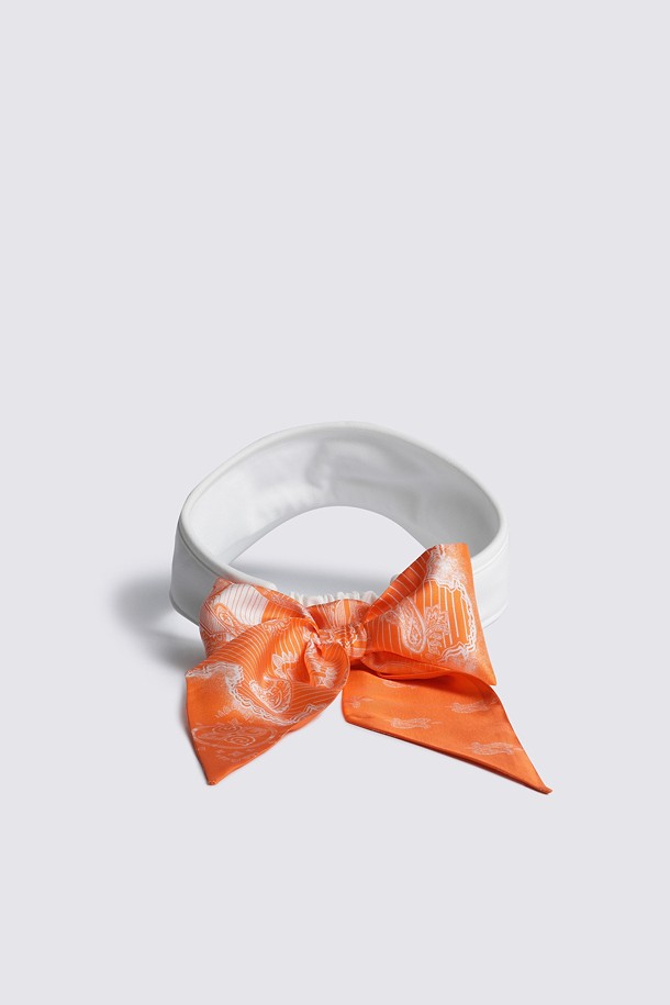 지포어-WOMEN ACCESSORIES-WIDE SCARF VISOR(WOMEN)			 					 					