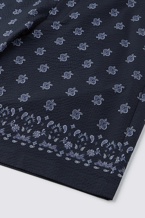 지포어-MEN APPAREL-PAISLEY PRINT SEERSUCKER SHORTS(MEN)					 					 					