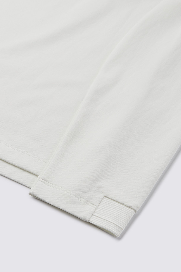 지포어-MEN APPAREL-MÉLANGE LONG SLEEVE POLO (MEN) 					 					 					