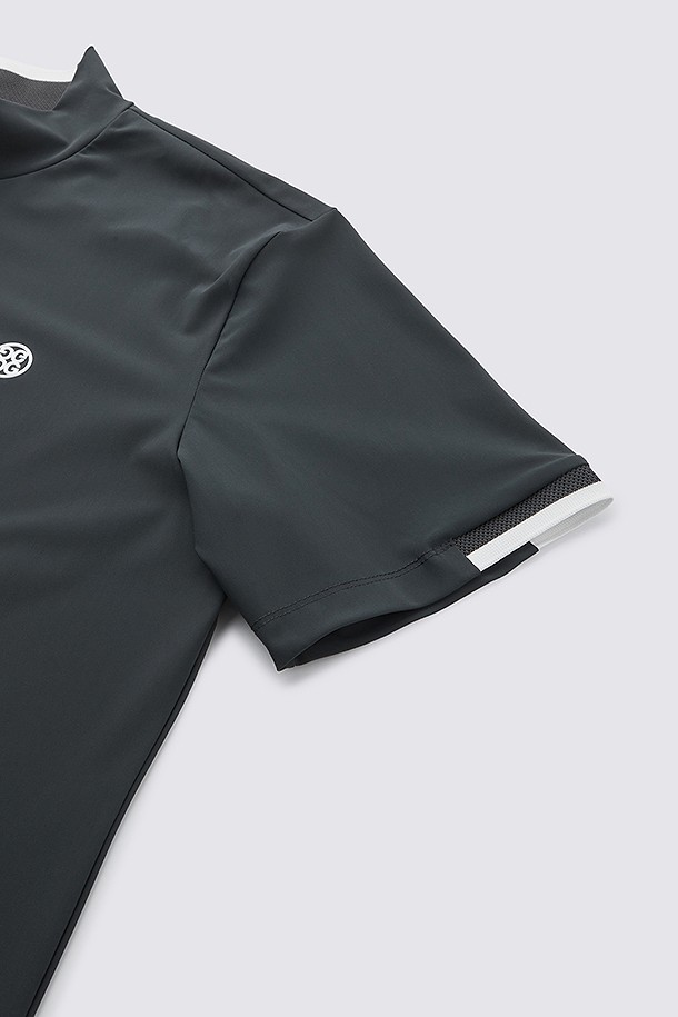 지포어-MEN APPAREL-OVER FIT MOCKNECK T-SHIRT(MEN)