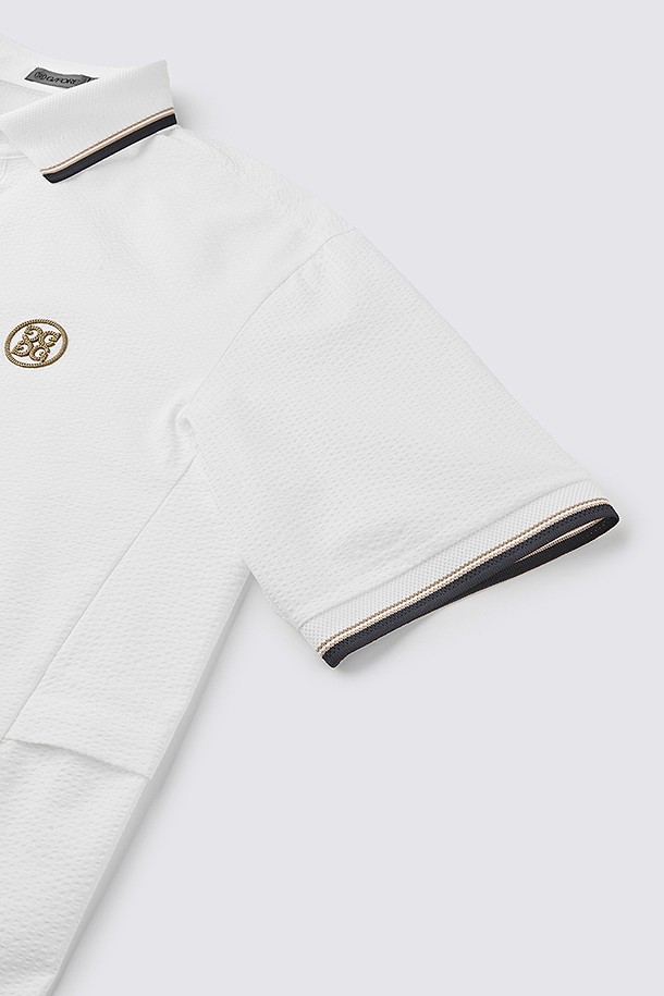 지포어-MEN APPAREL-WOVEN SEERSUCKER POLO(MEN)					 					 					