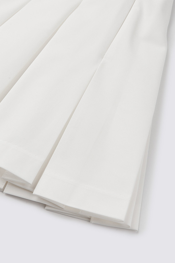 지포어-WOMEN APPAREL-STRIPED PLEATED SKIRT(WOMEN)