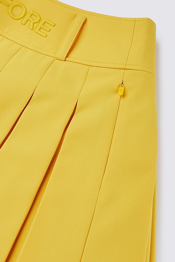 지포어-WOMEN APPAREL-STRETCH WOVEN PLEATED SKORT(WOMEN)