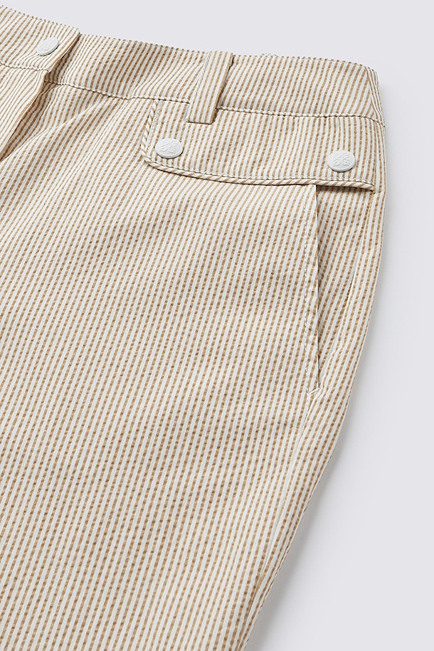 지포어-WOMEN APPAREL-SEERSUCKER WIDE LEG PANT(WOMEN)