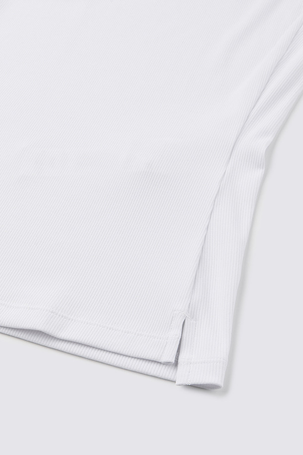 지포어-WOMEN APPAREL-CONTRAST JOHNNY COLLAR TECH NYLON RIB POLO(WOMEN)