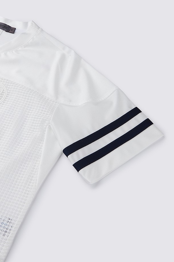 지포어-WOMEN APPAREL-OVERFIT MESH T-SHIRT(WOMEN)