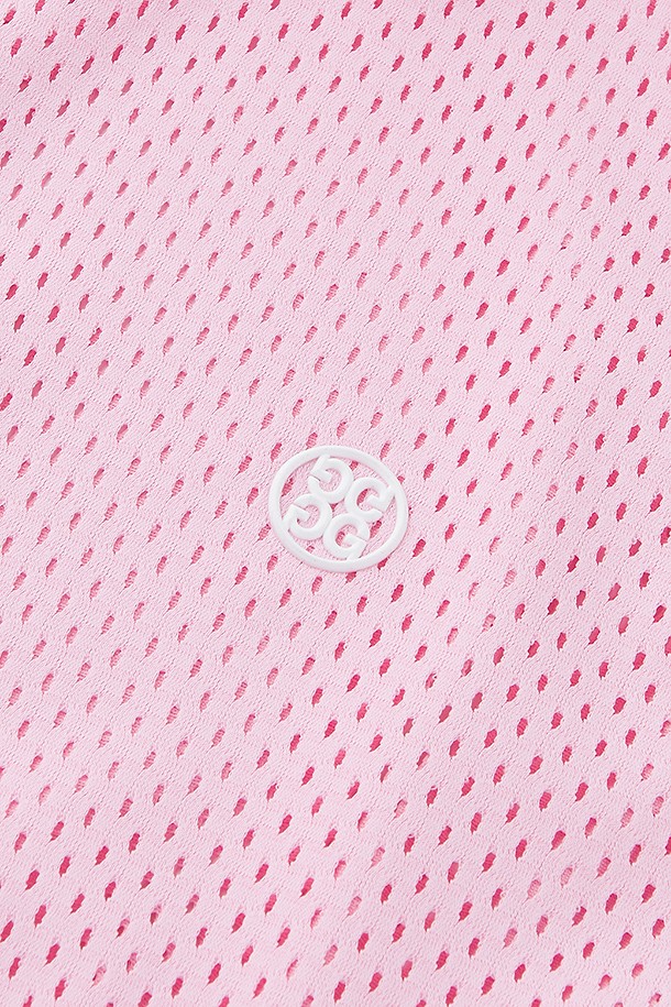 지포어-WOMEN APPAREL-MESH SLEEVELESS SLIM POLO(WOMEN)