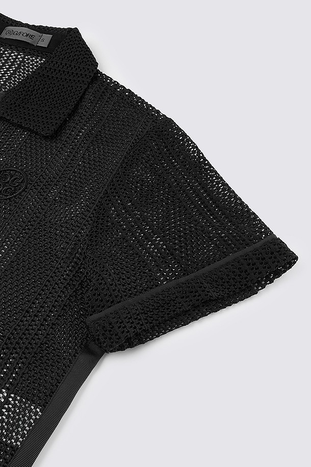 지포어-WOMEN APPAREL-LACE SET-UP POLO(WOMEN)