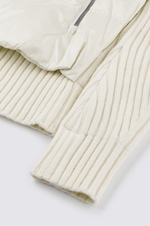 지포어-WOMEN APPAREL-KNIT HYBRID DOWN JACKET(WOMEN)					 					 					