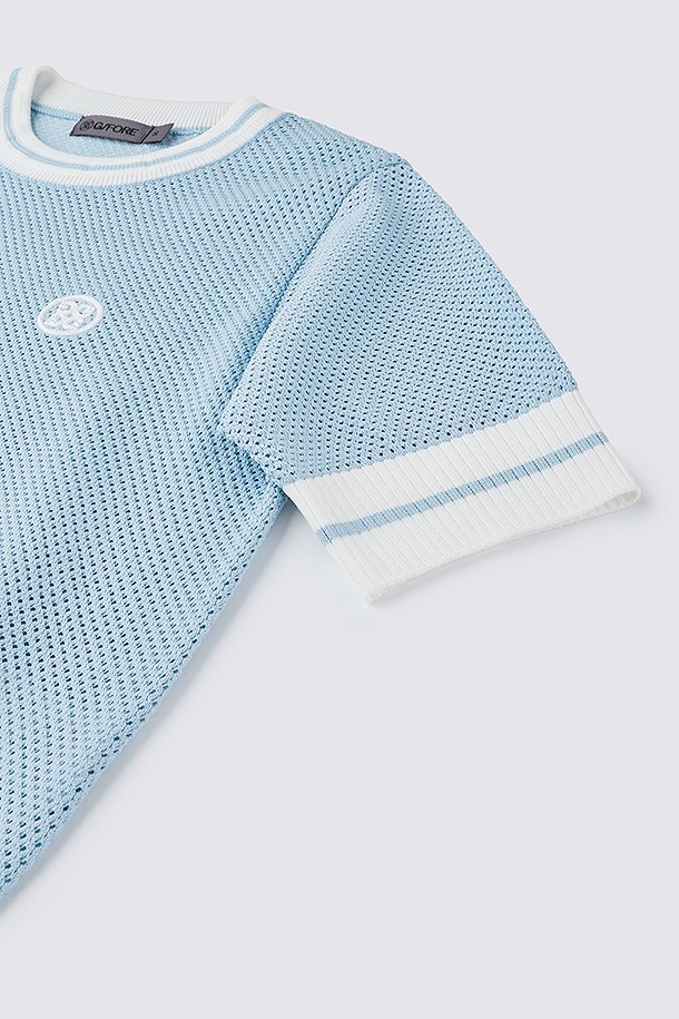 지포어-WOMEN APPAREL-MESH CREWNECK SWEATER(WOMEN)