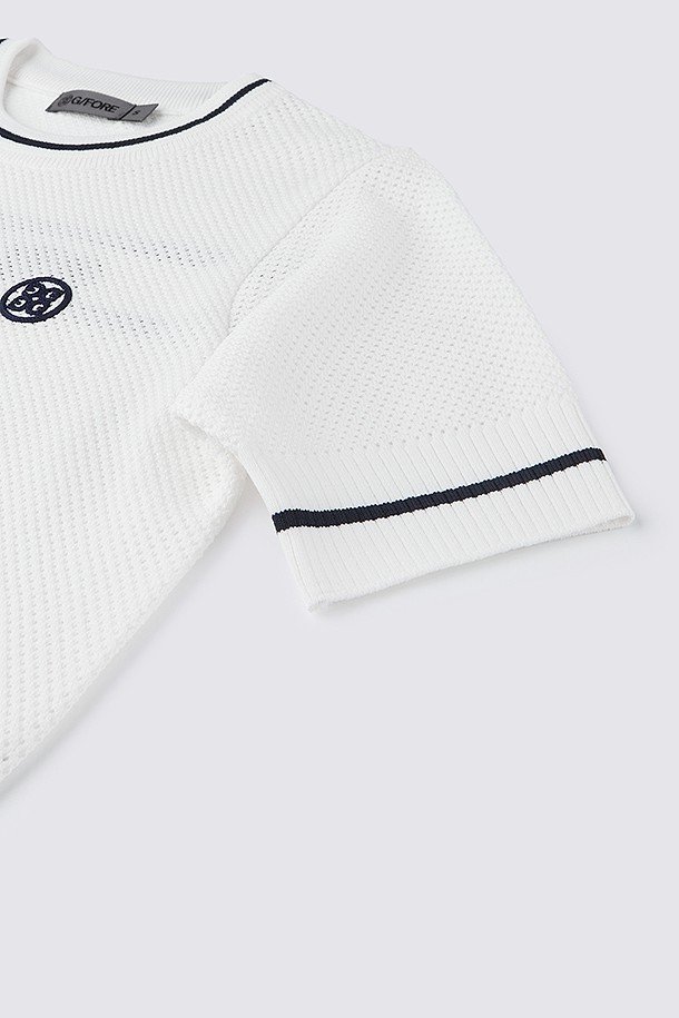 지포어-WOMEN APPAREL-MESH CREWNECK SWEATER(WOMEN)