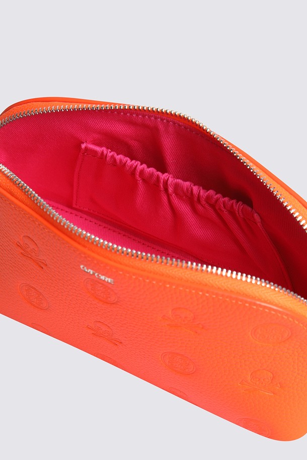 지포어-WOMEN ACCESSORIES-DEBOSSED SKULL & TEES COSMETICS CASE(WOMEN)