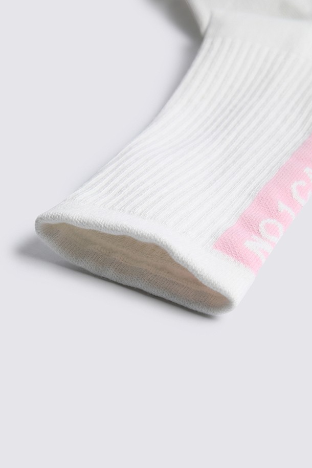 지포어-WOMEN ACCESSORIES-COLOUR BLOCK CREW SOCK(WOMEN)
