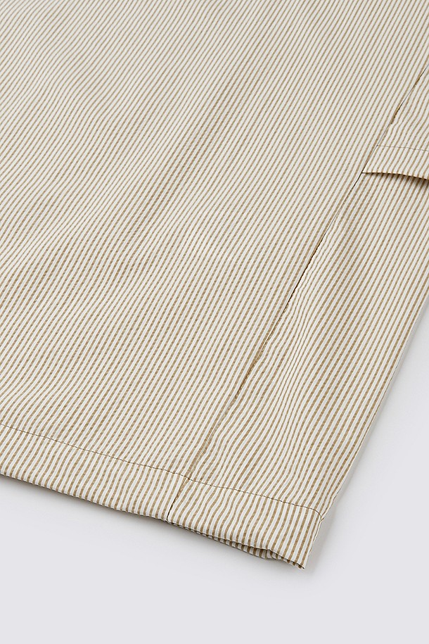 지포어-MEN APPAREL-WOVEN SEERSUCKER POLO(MEN)					 					 					
