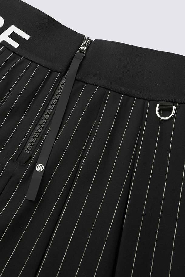 지포어-WOMEN APPAREL-STRIPED PLEATED SKIRT(WOMEN)