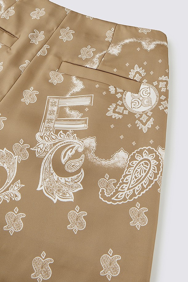 지포어-WOMEN APPAREL-PAISLEY WRAPPED SHORT(WOMEN)					 					 					