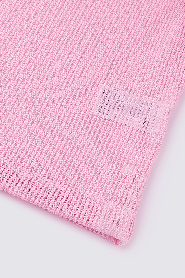 지포어-WOMEN APPAREL-OVERFIT MESH T-SHIRT(WOMEN)