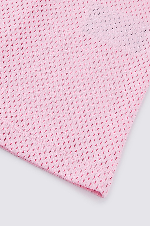지포어-WOMEN APPAREL-MESH SLEEVELESS SLIM POLO(WOMEN)