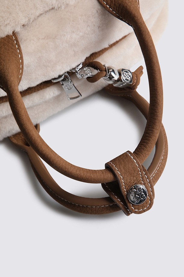 지포어-WOMEN ACCESSORIES-SHEARLING TOTE(WOMEN)
