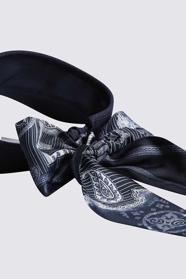 지포어-WOMEN ACCESSORIES-WIDE SCARF VISOR(WOMEN)			 					 					