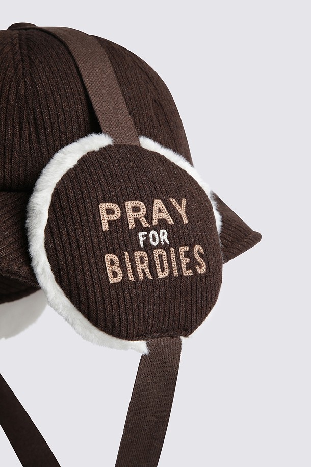 지포어-WOMEN ACCESSORIES-KNIT EARFLAP HAT(WOMEN)