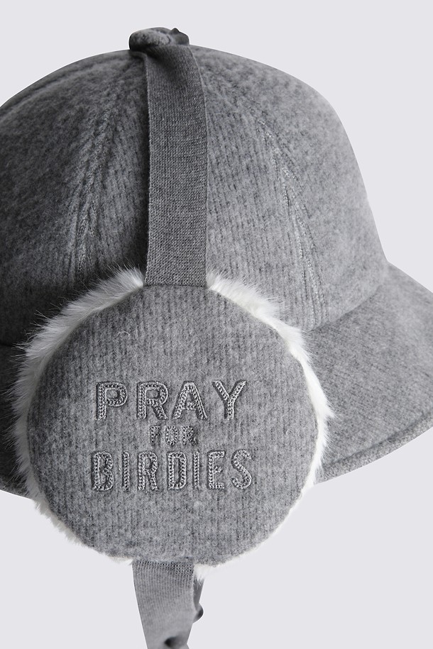 지포어-WOMEN ACCESSORIES-KNIT EARFLAP HAT(WOMEN)