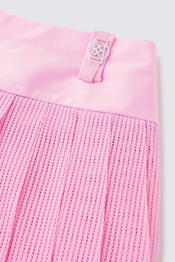 지포어-WOMEN APPAREL-MESH PLEATED SKORT(WOMEN)