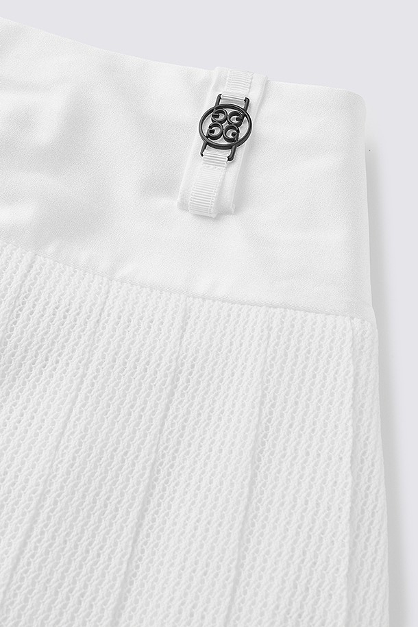 지포어-WOMEN APPAREL-MESH PLEATED SKORT(WOMEN)