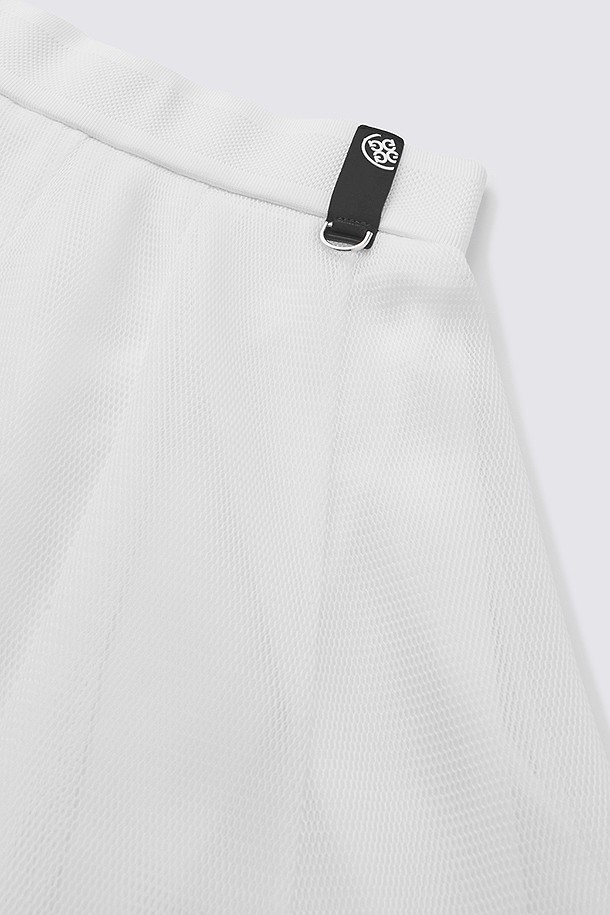 지포어-WOMEN APPAREL-MESH FLARED SKORT(WOMEN)