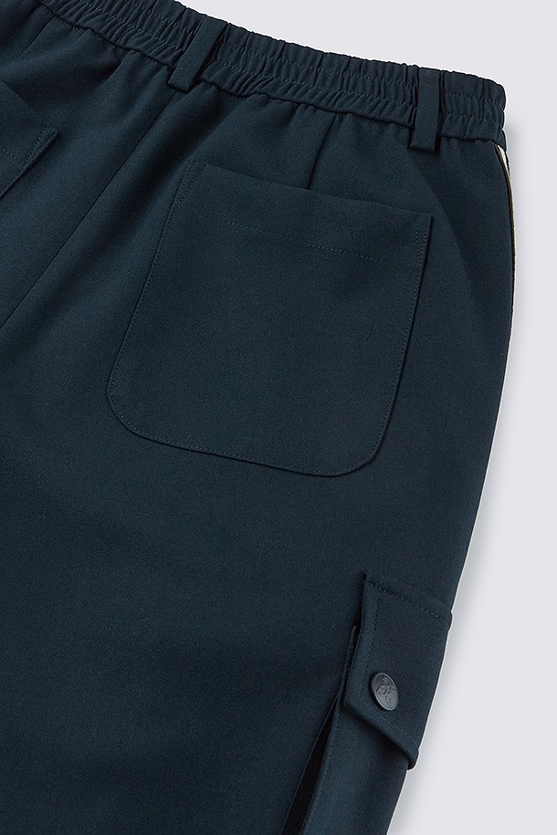지포어-WOMEN APPAREL-STRETCH WOVEN WIDE LEG PANT(WOMEN)