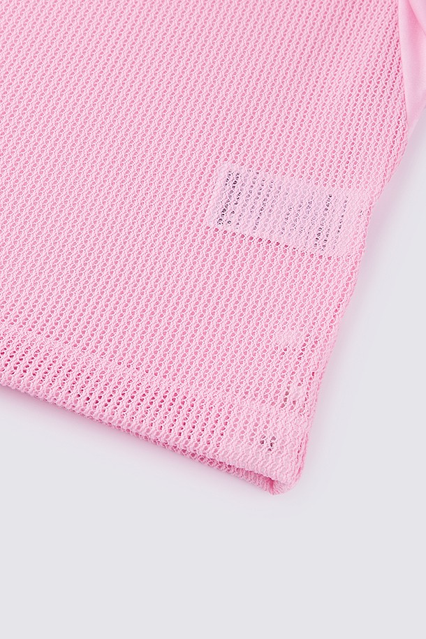 지포어-WOMEN APPAREL-OVERFIT MESH T-SHIRT(WOMEN)