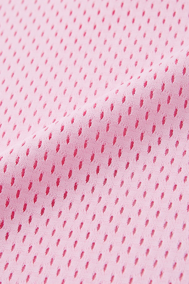 지포어-WOMEN APPAREL-MESH SLEEVELESS SLIM POLO(WOMEN)