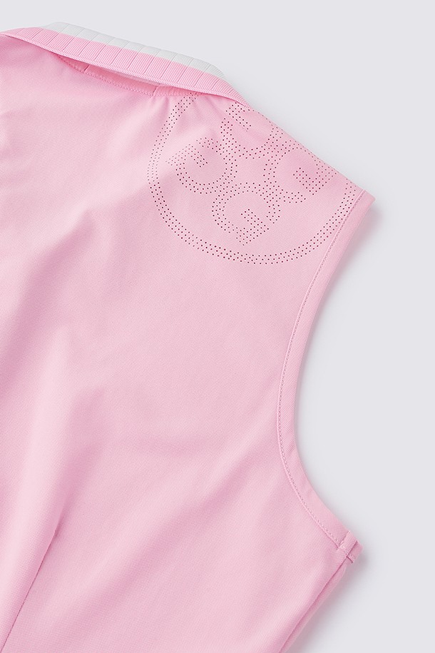 지포어-WOMEN APPAREL-SLEEVELESS POLO(WOMEN)					 					 					