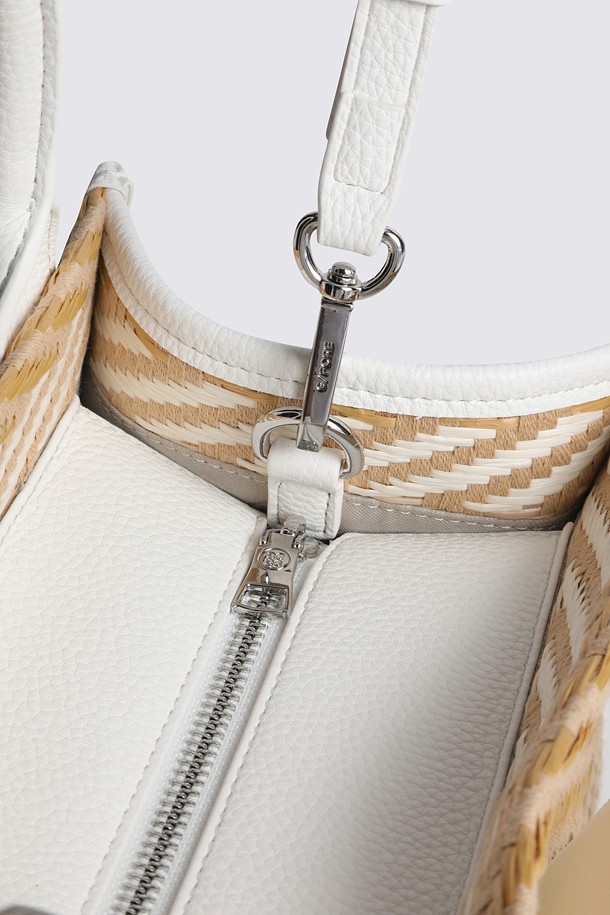 지포어-WOMEN ACCESSORIES-RAFFIA POUCH(WOMEN)