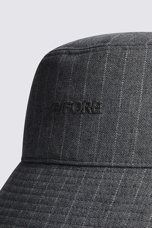 지포어-MEN ACCESSORIES-STRIPED BRUSHED HAT(MEN)